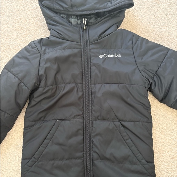 Columbia Reversible Kids Black Puffer Jacket - Picture 3 of 5